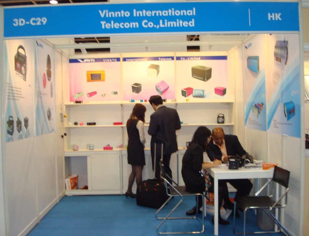 Vinnto Show in HK Electronics Fair,Apr.13-16.2011